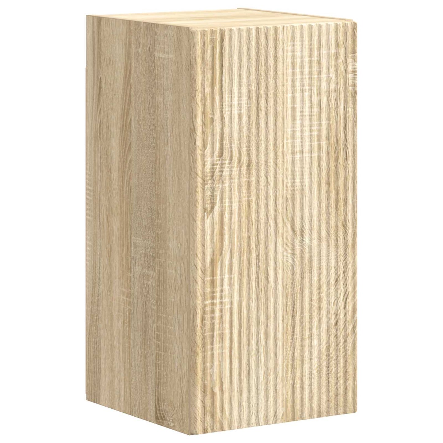 Tv-Meubelset Wandgemonteerd 4 Pcs Bewerkt Hout Sonoma eiken