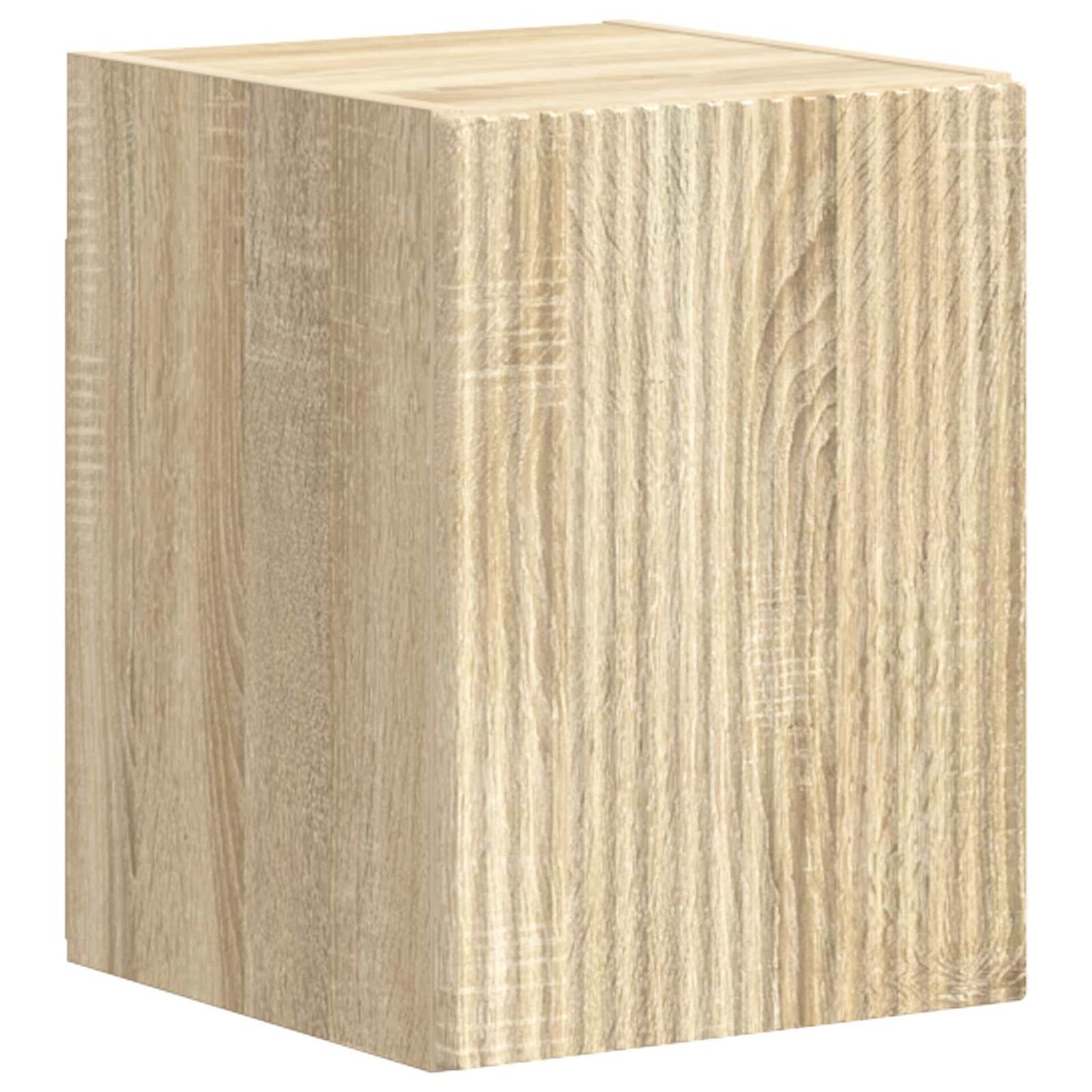 Tv-Meubelset Wandgemonteerd 4 Pcs Bewerkt Hout Sonoma eiken