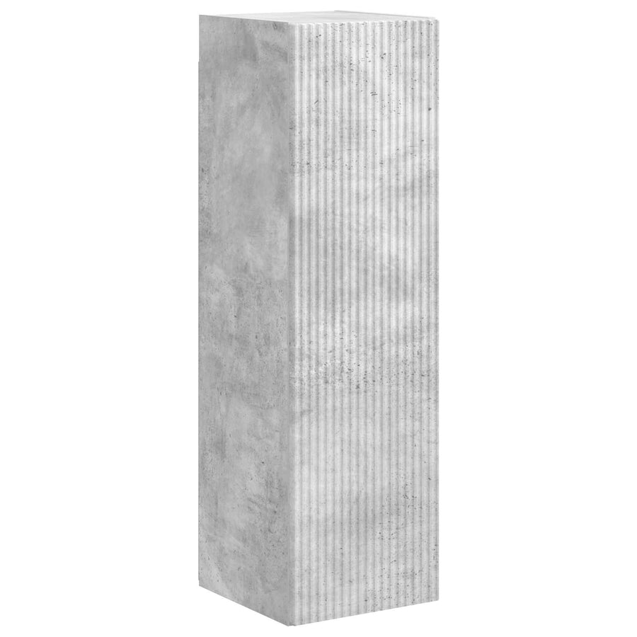 Tv-Meubelset Wandgemonteerd 4 Pcs Beton Grijs Bewerkt Hout Betongrijs