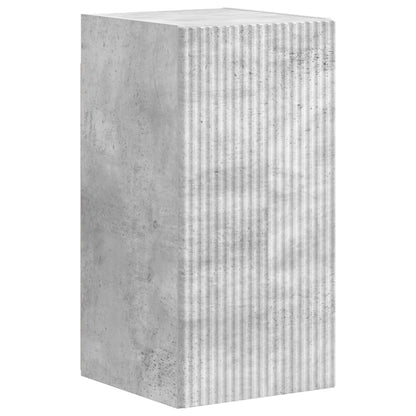 Tv-Meubelset Wandgemonteerd 4 Pcs Beton Grijs Bewerkt Hout Betongrijs