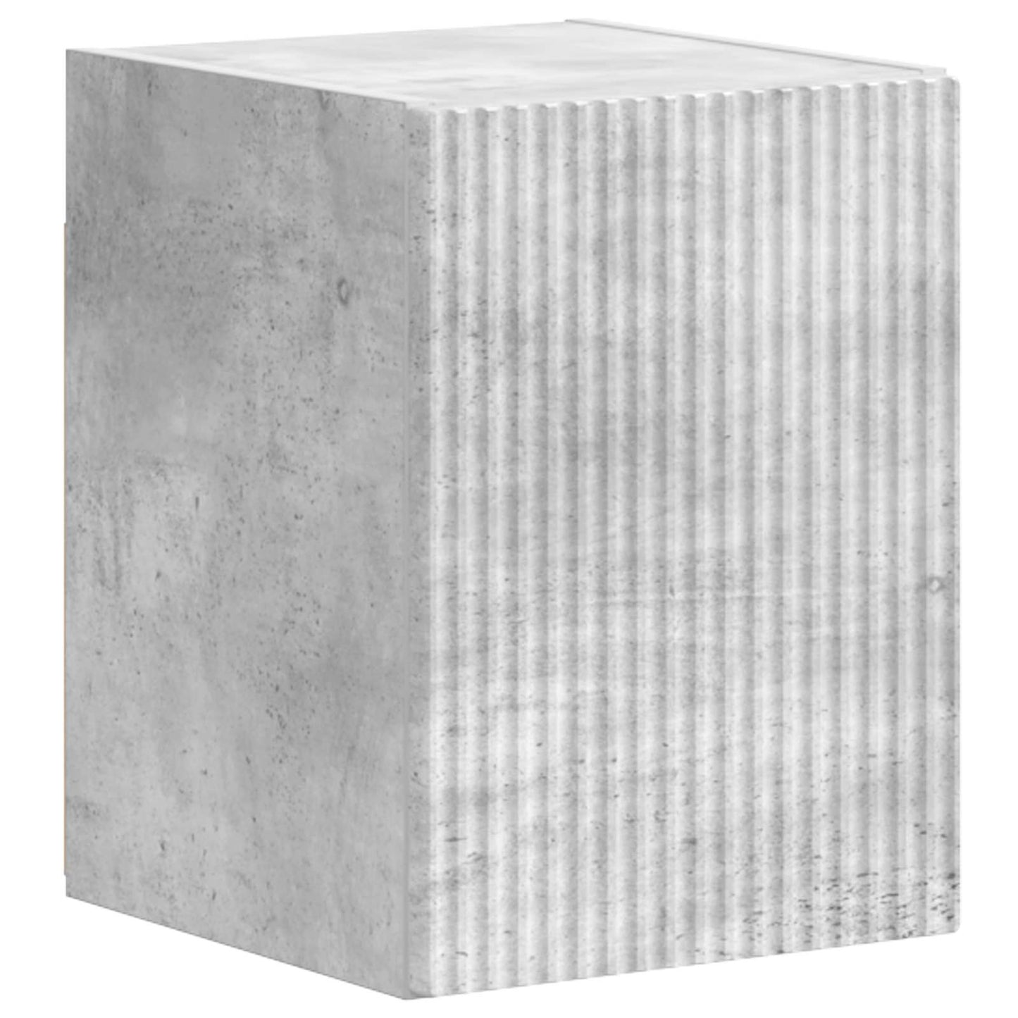 Tv-Meubelset Wandgemonteerd 4 Pcs Beton Grijs Bewerkt Hout Betongrijs