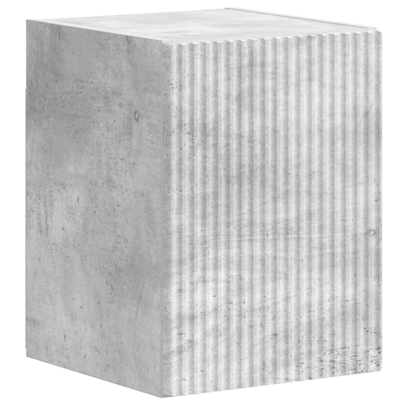 Tv-Meubelset Wandgemonteerd 4 Pcs Beton Grijs Bewerkt Hout Betongrijs
