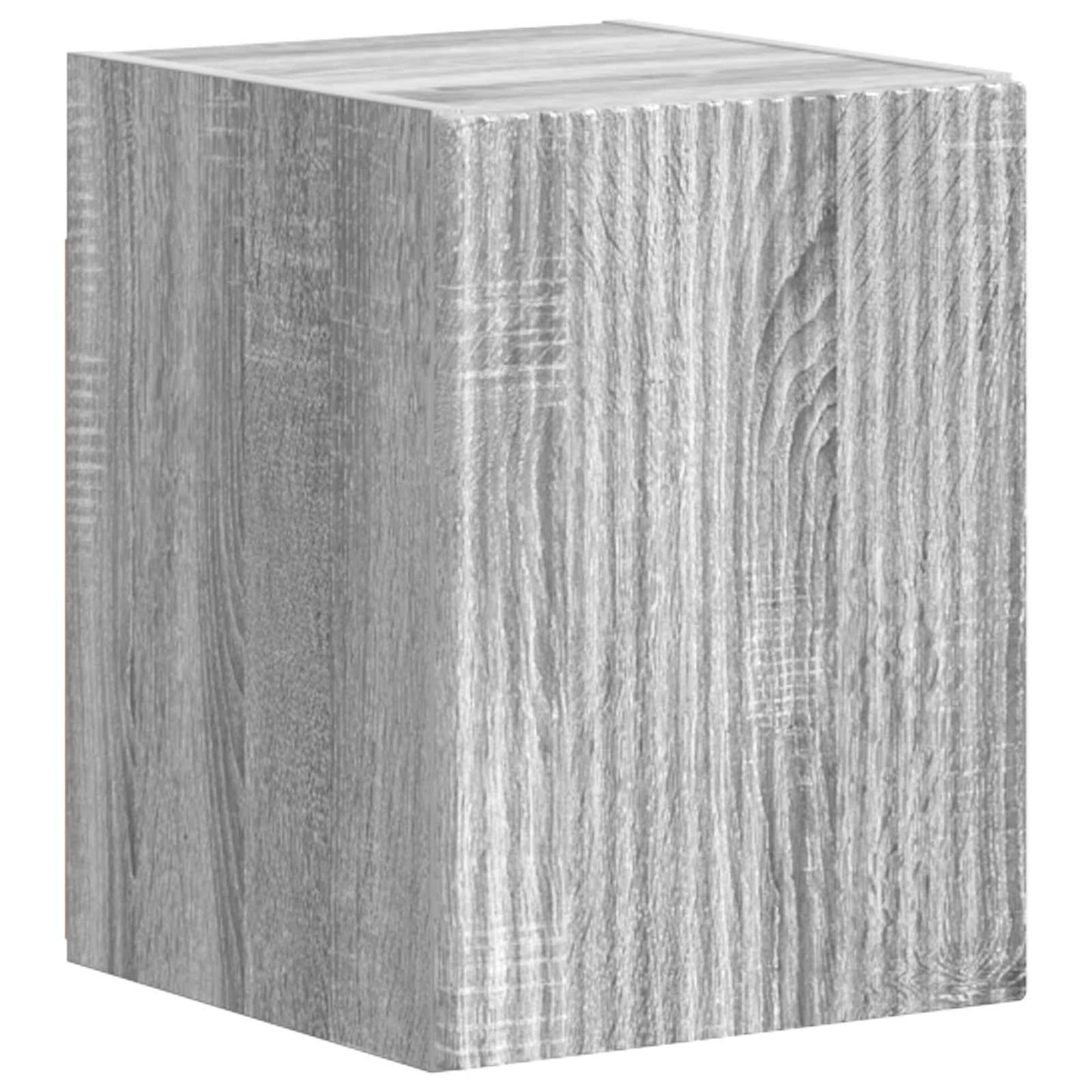 Tv-Meubelset Wandgemonteerd 4 Pcs Bewerkt Hout Grijs sonoma
