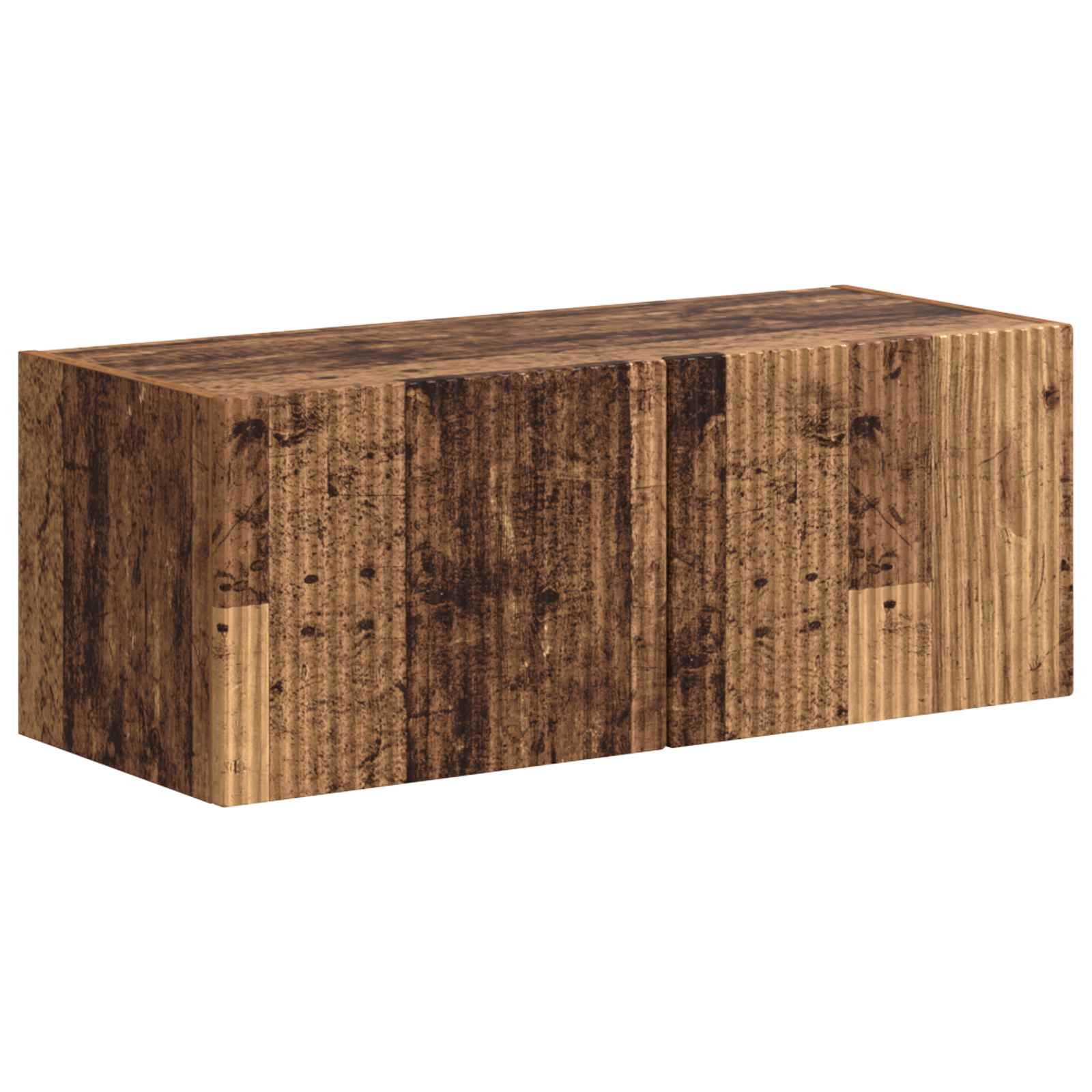 Tv-Meubelset Wandgemonteerd 4 Pcs Oudhout Bewerkt Hout Oud hout