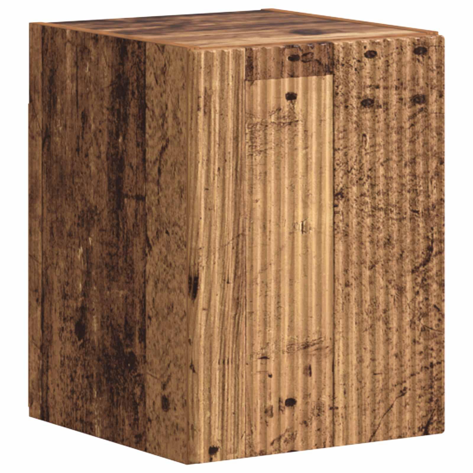 Tv-Meubelset Wandgemonteerd 4 Pcs Oudhout Bewerkt Hout Oud hout