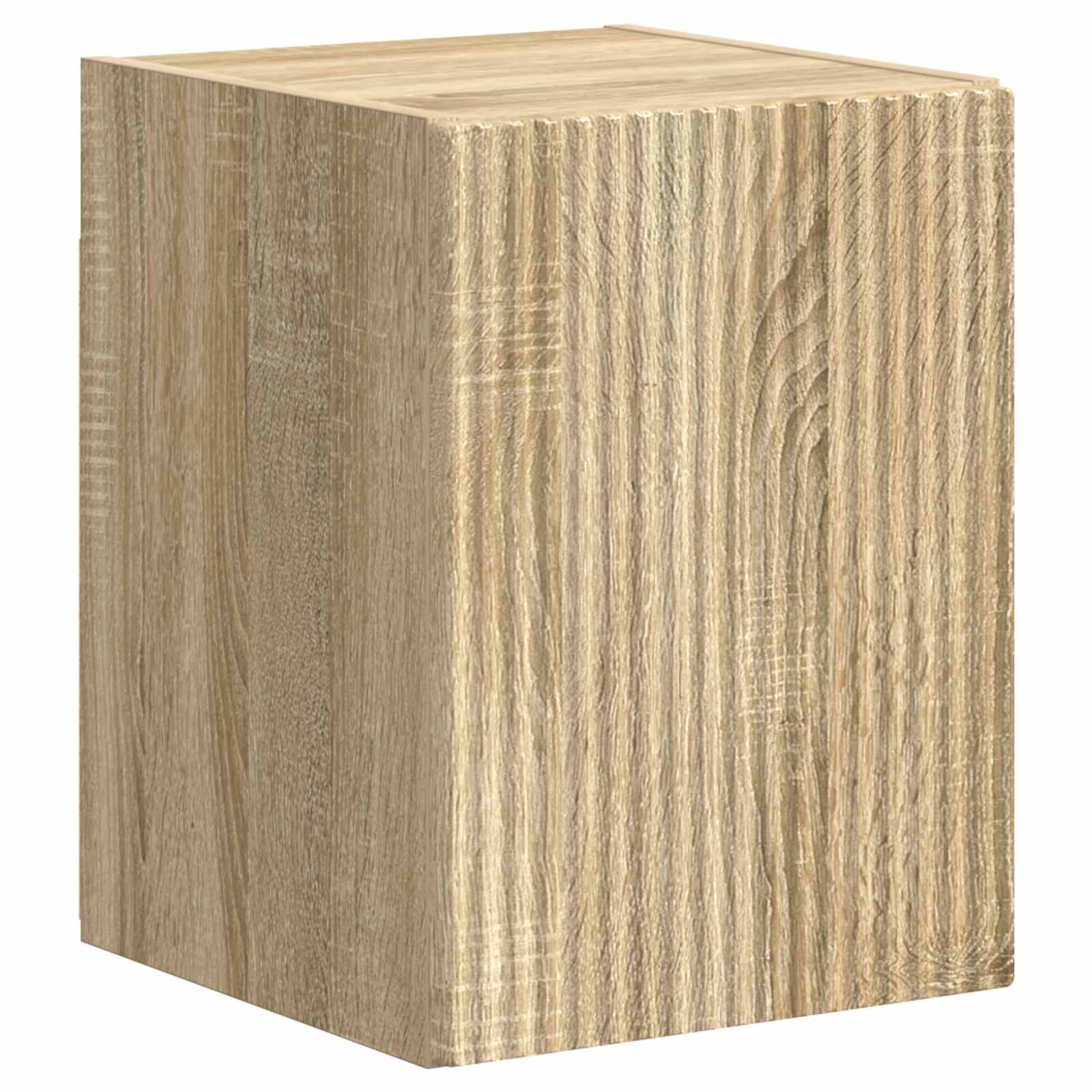 Tv-Meubelset Wandgemonteerd 4 Pcs Bewerkt Hout Sonoma eiken