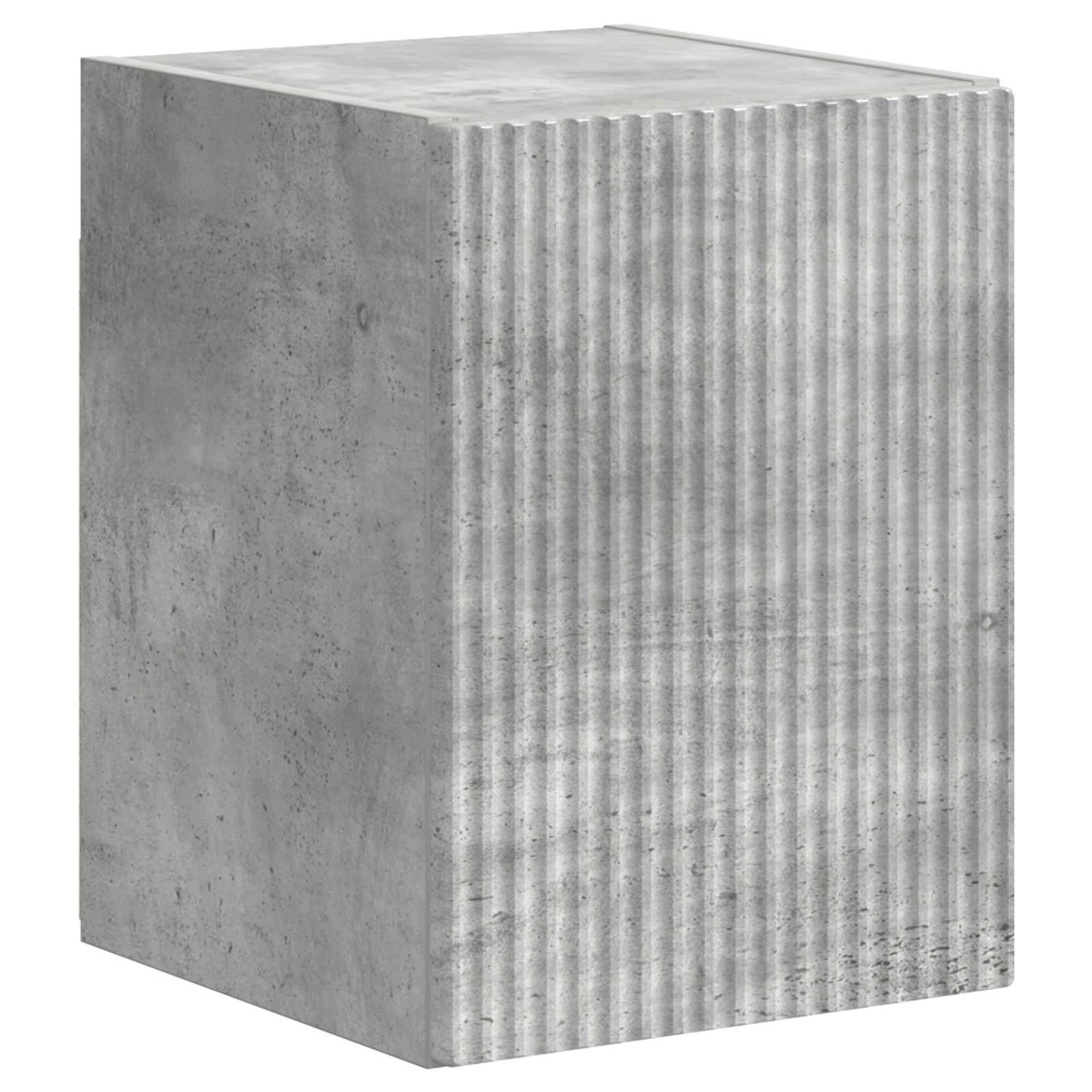 Tv-Meubelset Wandgemonteerd 4 Pcs Beton Grijs Bewerkt Hout Betongrijs