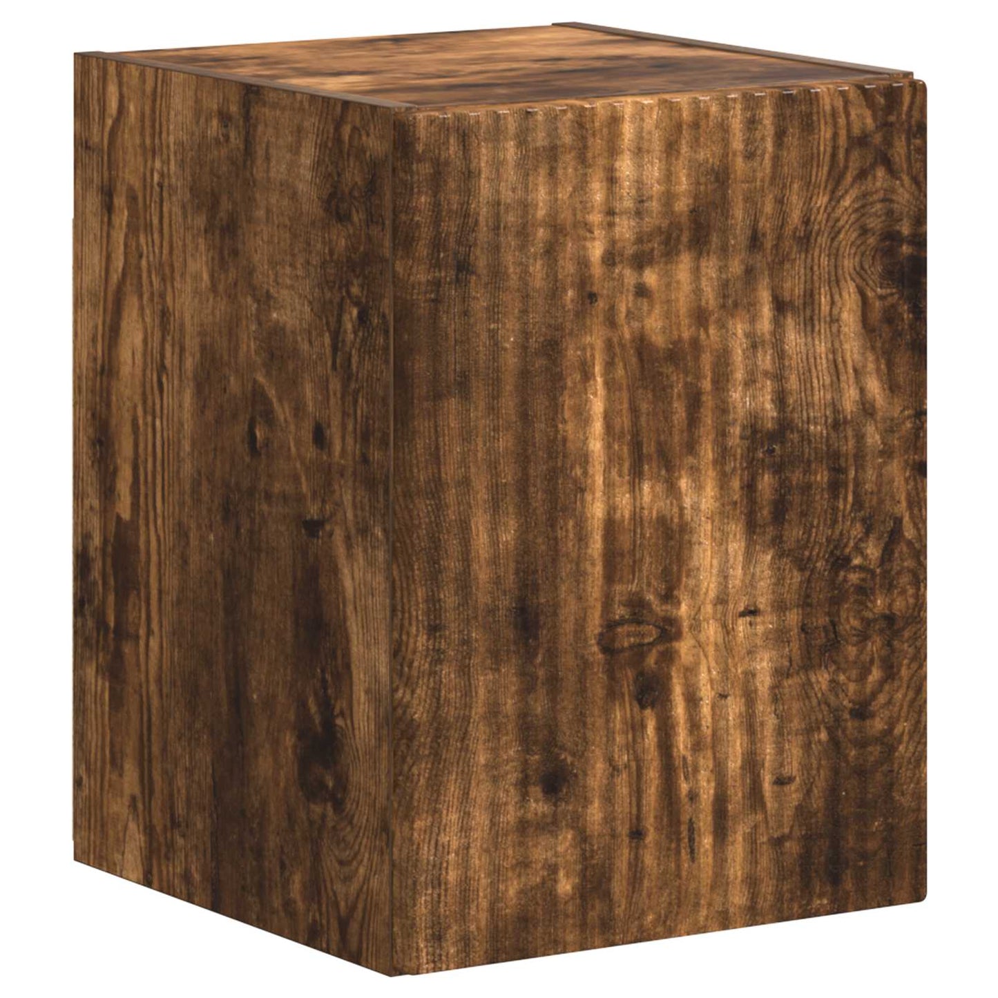Tv-Meubelset Wandgemonteerd 4 Pcs Bewerkt Hout Gerookt eiken