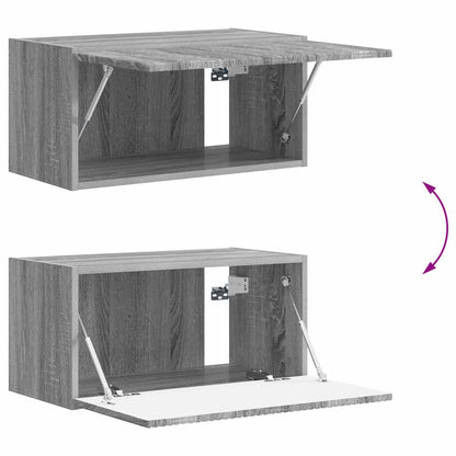 Tv-Meubelset Wandgemonteerd 5 Pcs Bewerkt Hout Wit