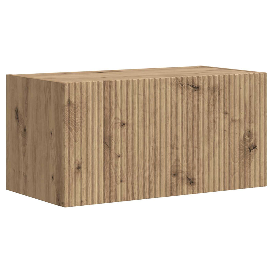 Tv-Meubelset Wandgemonteerd 5 Pcs Bewerkt Hout Grijs sonoma