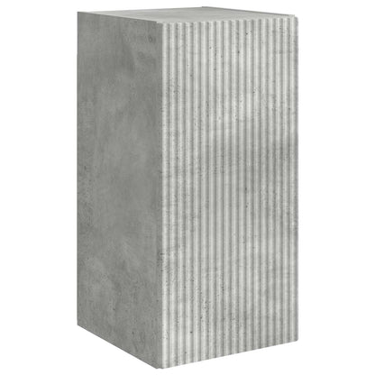 Tv-Meubelset Wandgemonteerd 6 Pcs Beton Grijs Bewerkt Hout Betongrijs