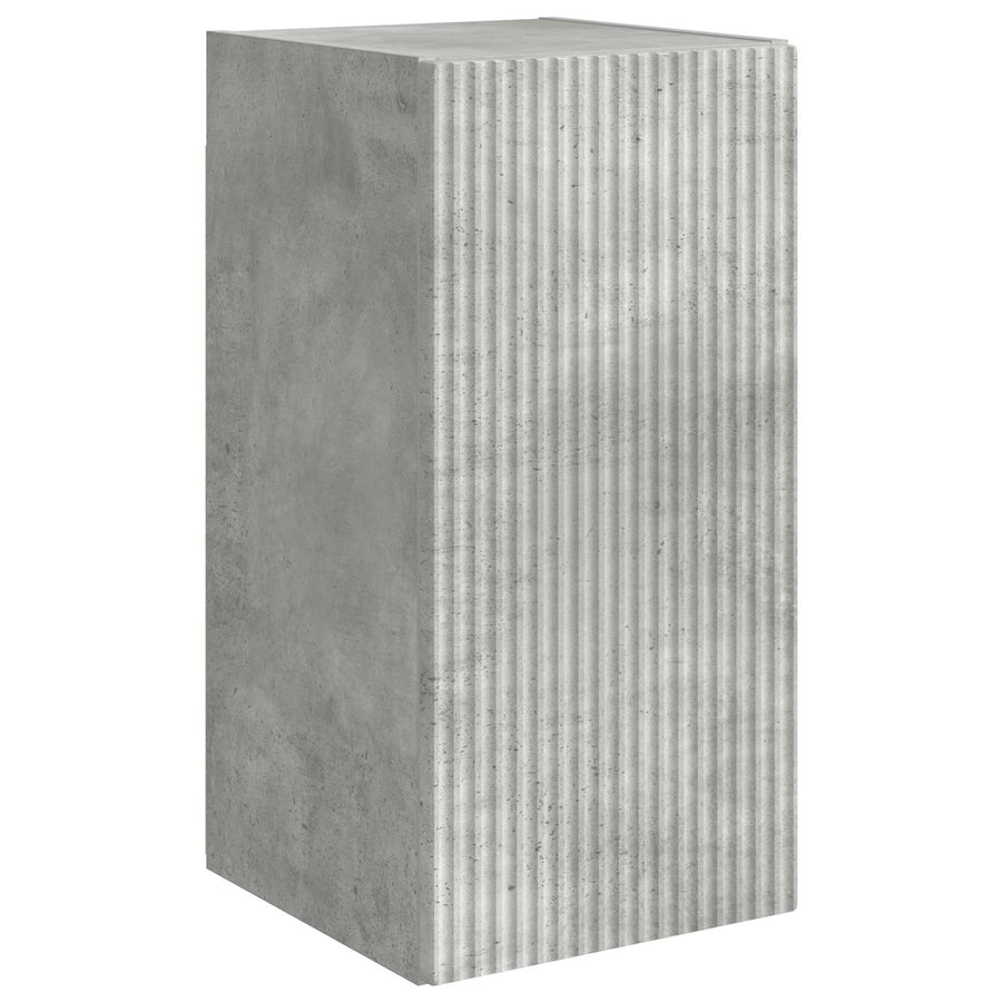 Tv-Meubelset Wandgemonteerd 6 Pcs Beton Grijs Bewerkt Hout Betongrijs