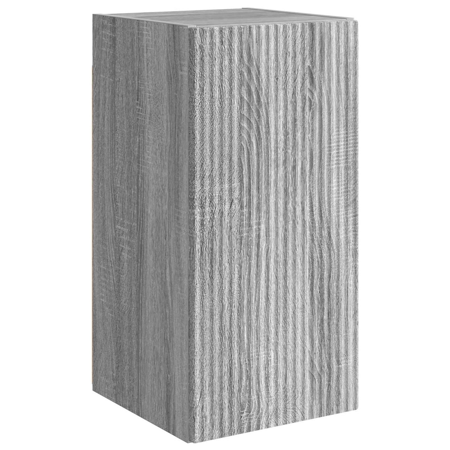 Tv-Meubelset Wandgemonteerd 6 Pcs Bewerkt Hout Grijs sonoma