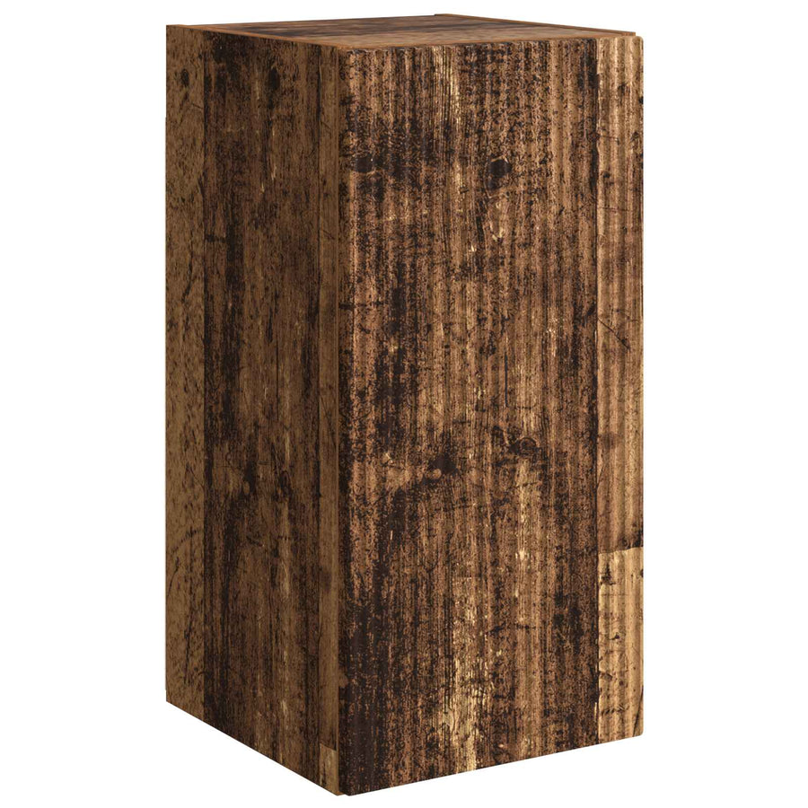 Tv-Meubelset Wandgemonteerd 6 Pcs Oudhout Bewerkt Hout Oud hout