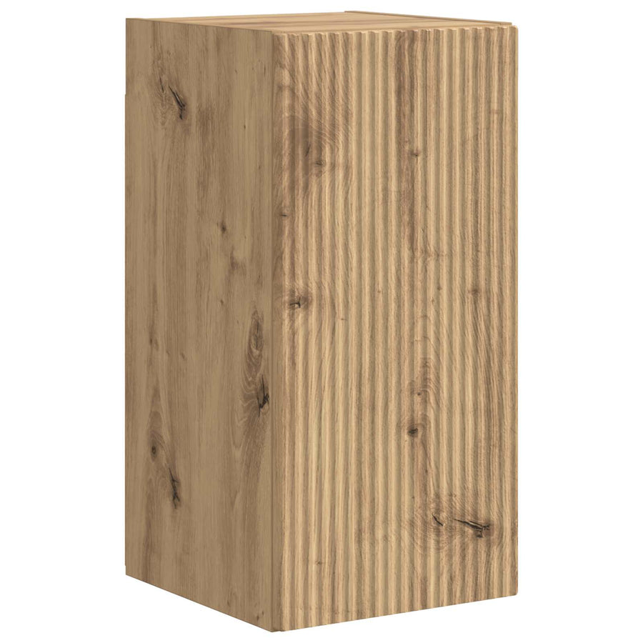 Tv-Meubelset Wandgemonteerd 4 Pcs Grijs Sonoma Bewerkt Hout Wit