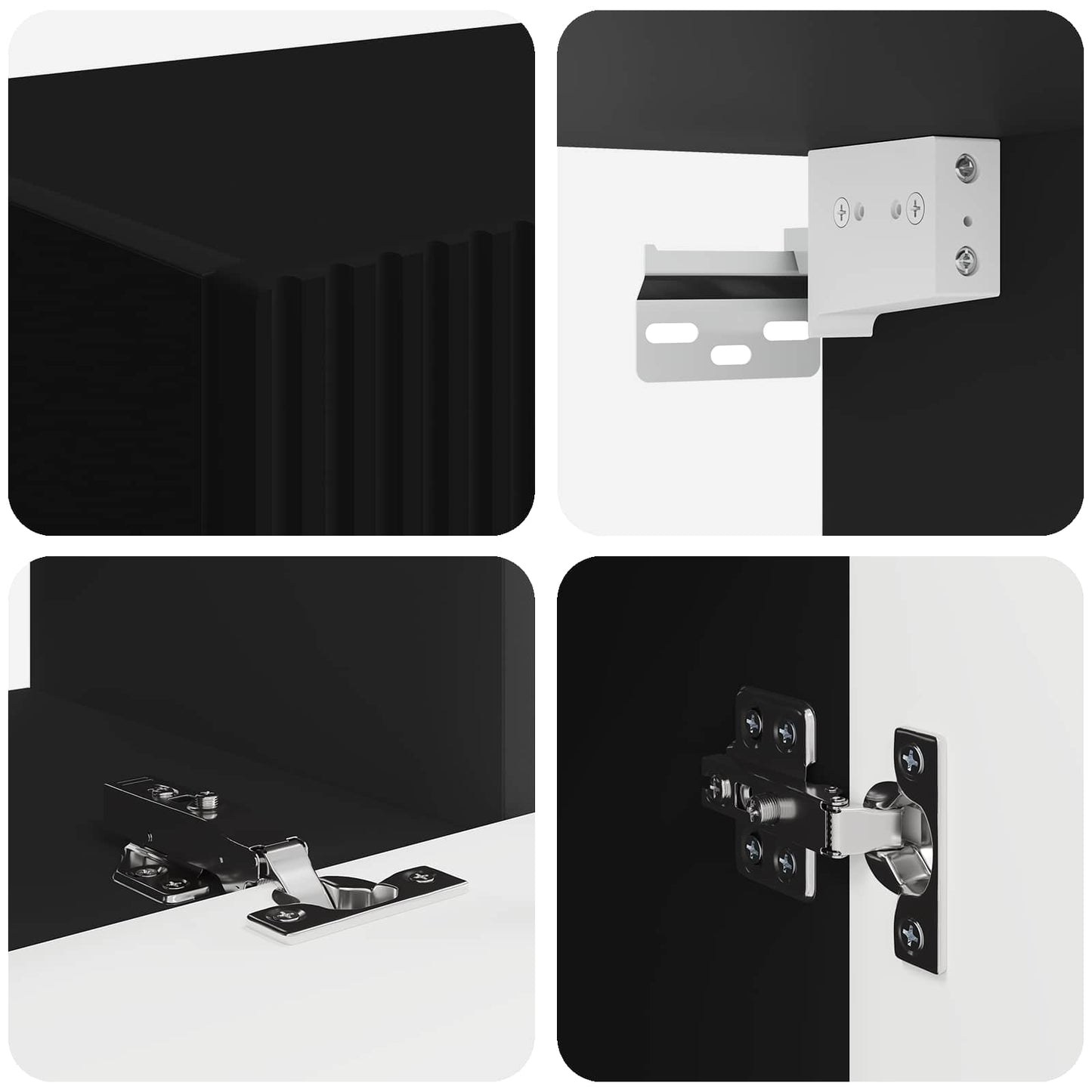 3 Pcs Zwart
