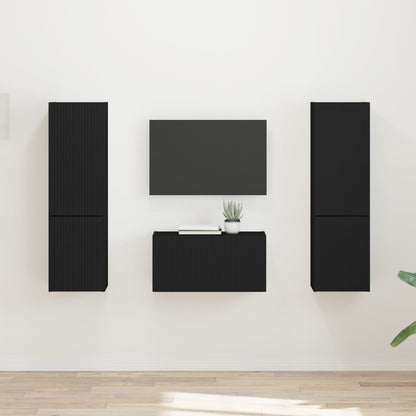 3 Pcs Zwart