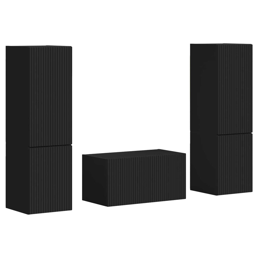 3 Pcs Zwart