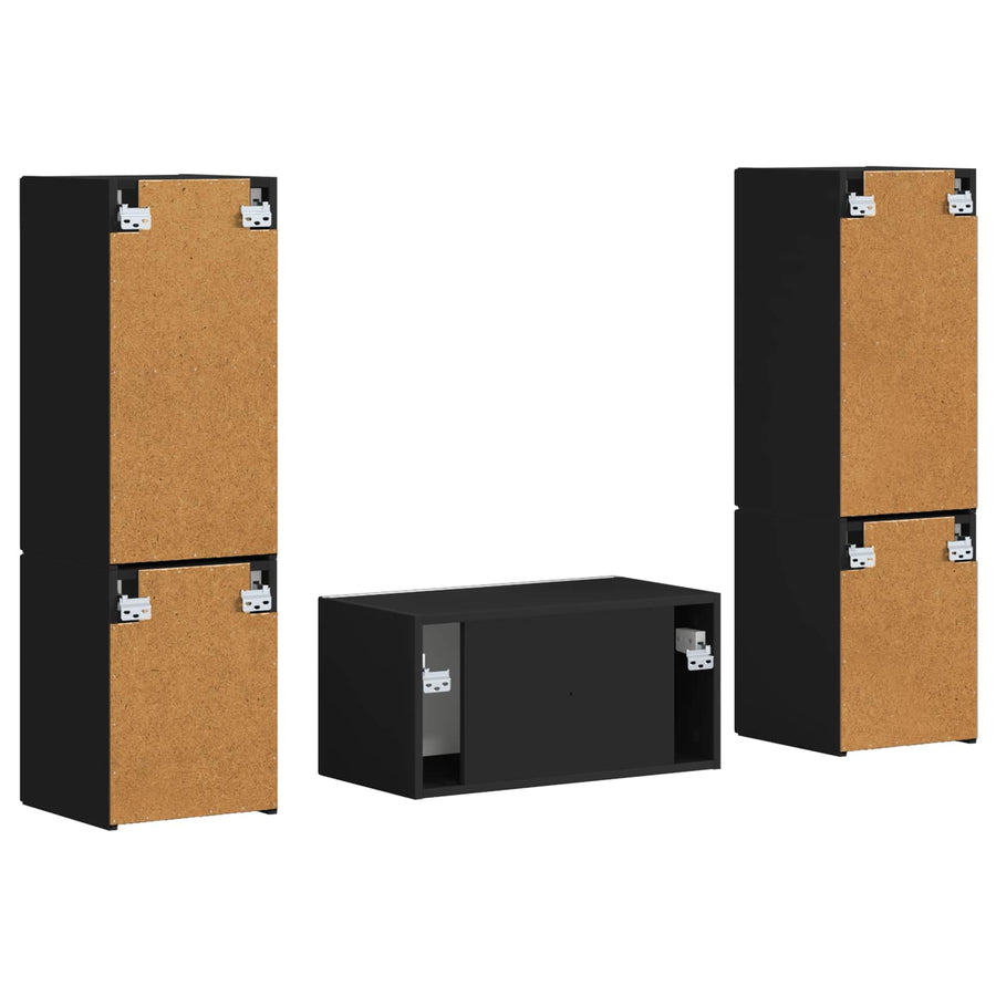 3 Pcs Zwart