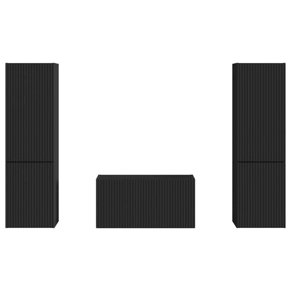 3 Pcs Zwart