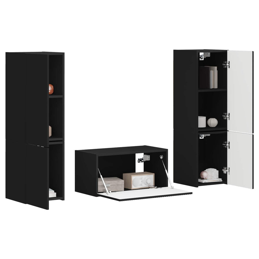 3 Pcs Zwart