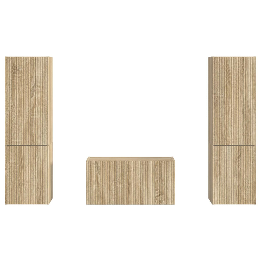 3 Pcs Sonoma eiken