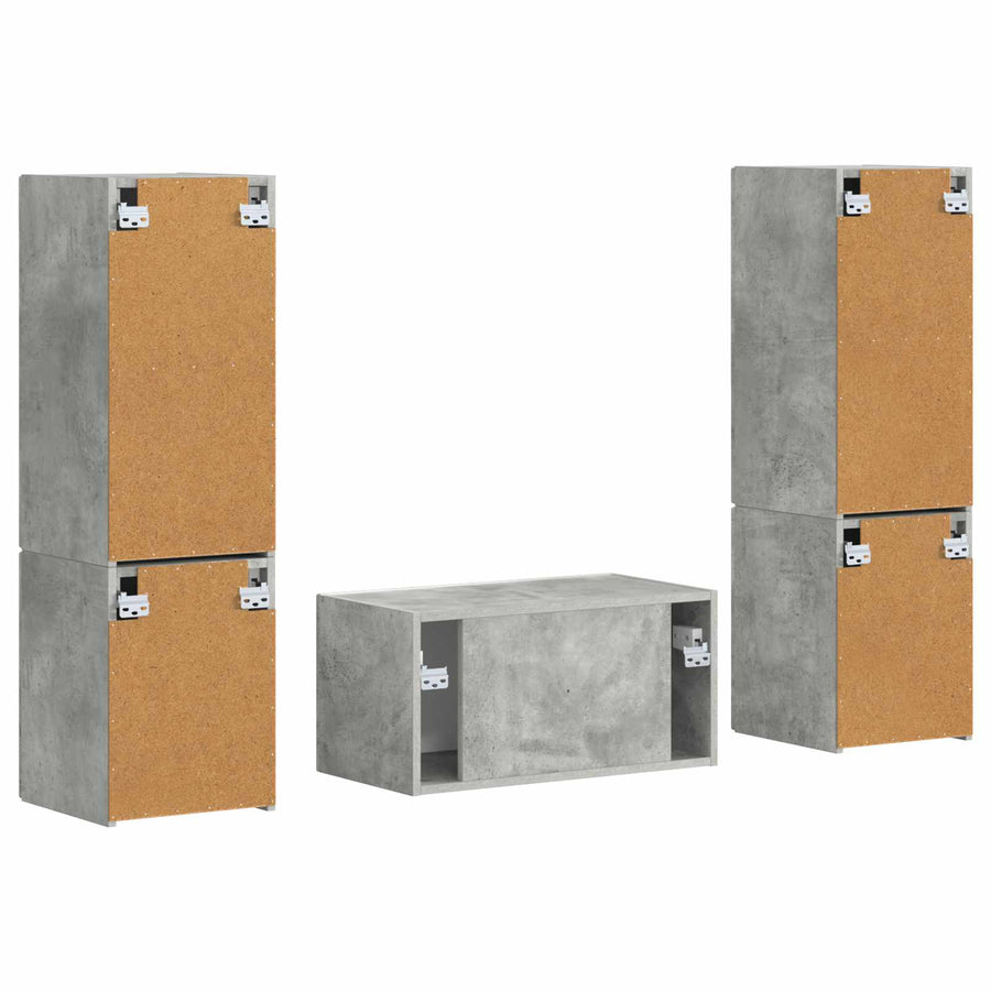 3 Pcs Beton Grijs Betongrijs