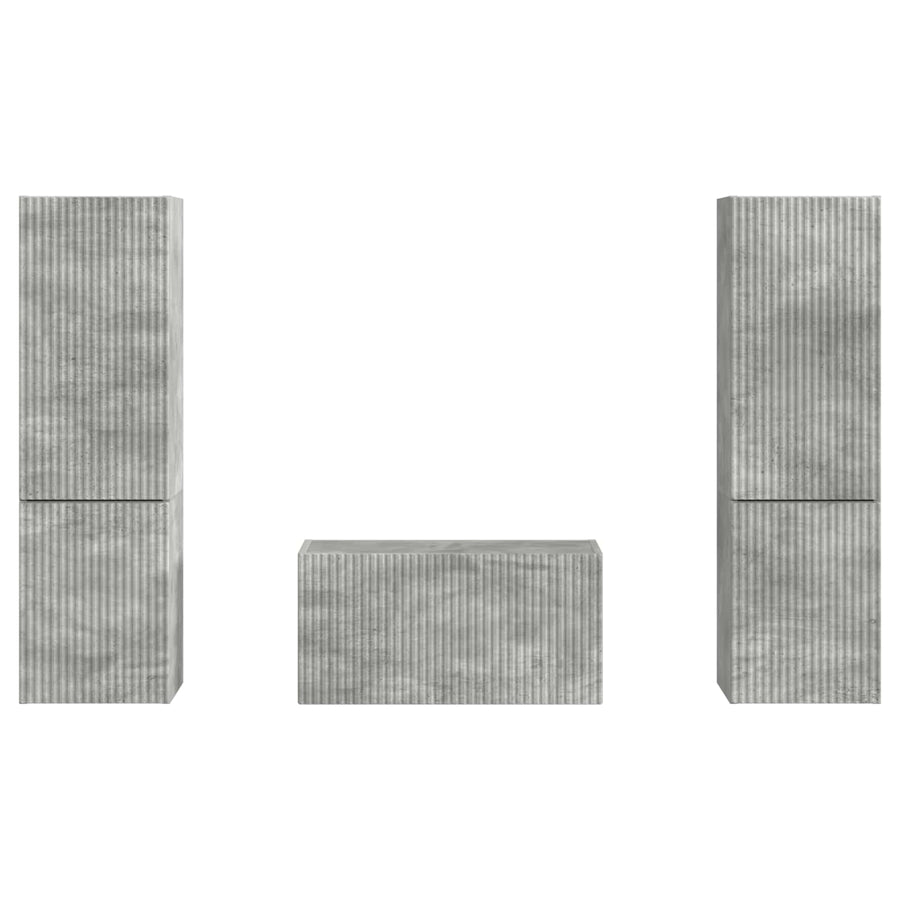 3 Pcs Beton Grijs Betongrijs