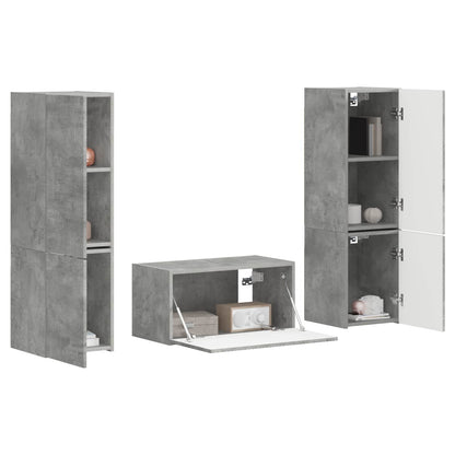 3 Pcs Beton Grijs Betongrijs