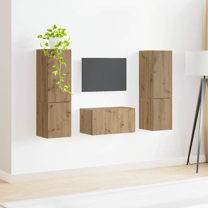3 Pcs Artisan Eiken artisanaal eikenkleurig