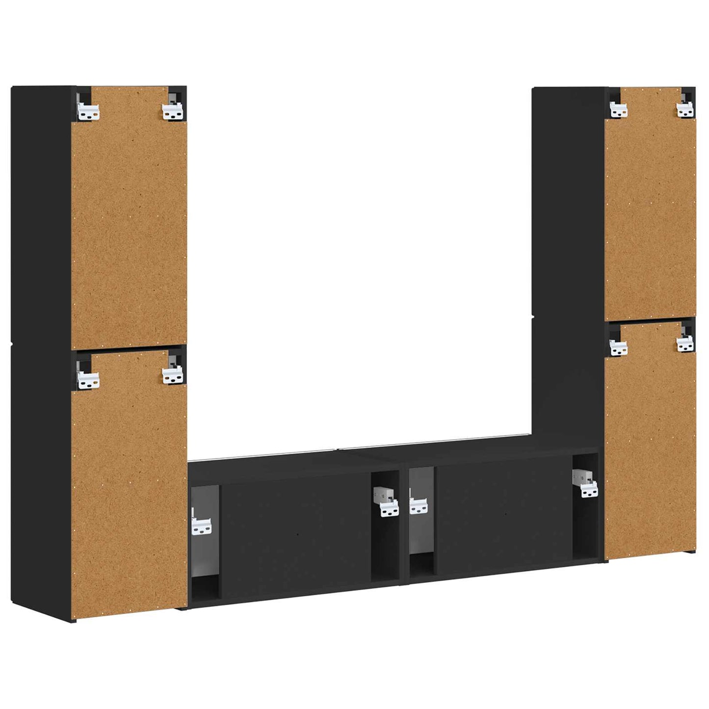 3 Pcs Zwart