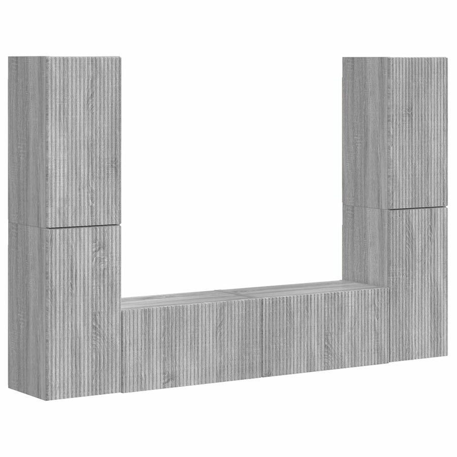 3 Pcs Grijs sonoma