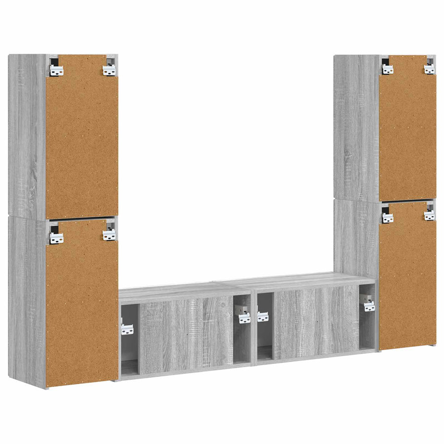 3 Pcs Grijs sonoma
