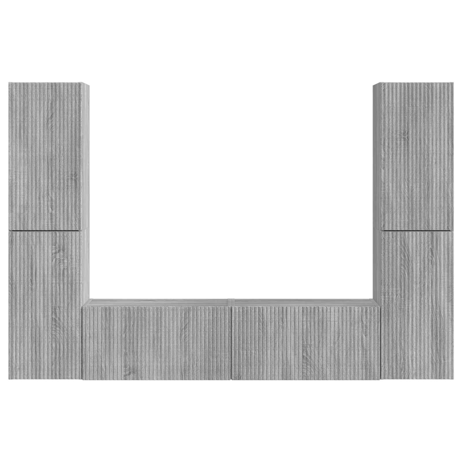 3 Pcs Grijs sonoma