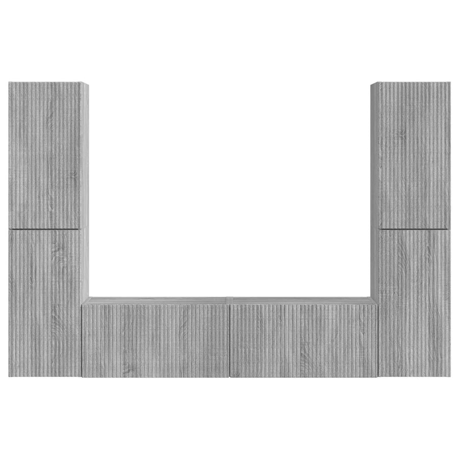 3 Pcs Grijs sonoma