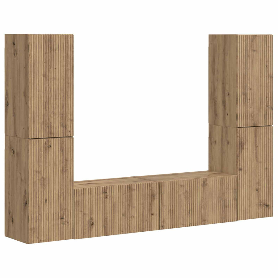 3 Pcs Artisan Eiken artisanaal eikenkleurig