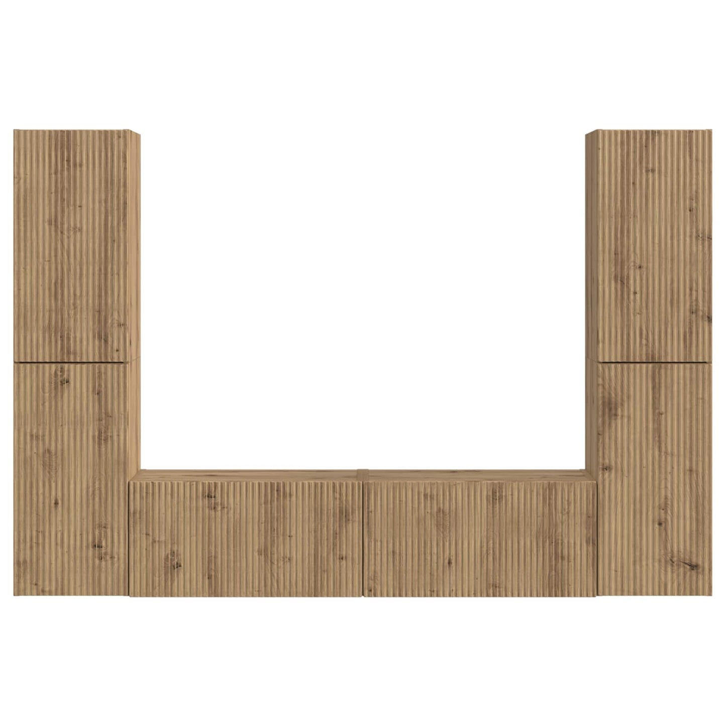 3 Pcs Artisan Eiken artisanaal eikenkleurig