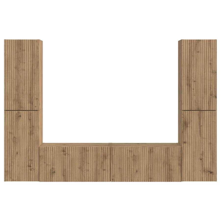 3 Pcs Artisan Eiken artisanaal eikenkleurig