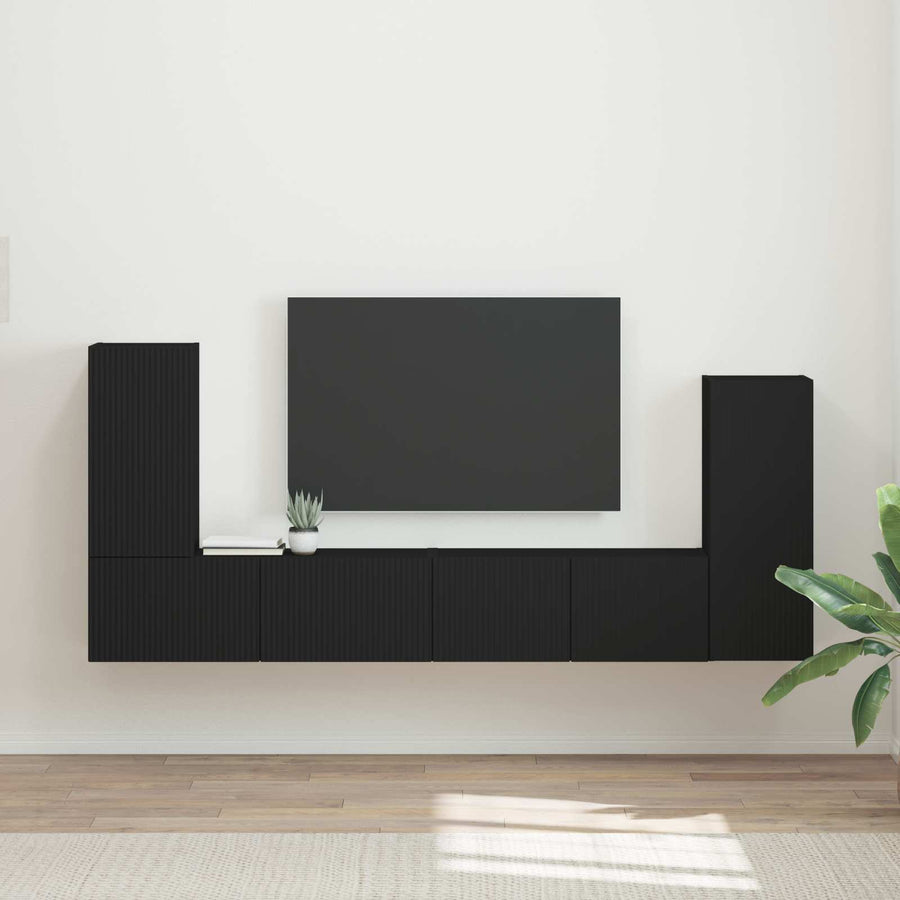 4 Pcs Zwart
