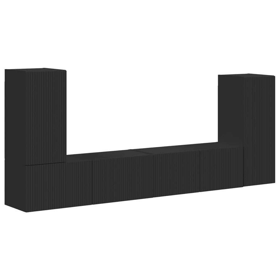 4 Pcs Zwart