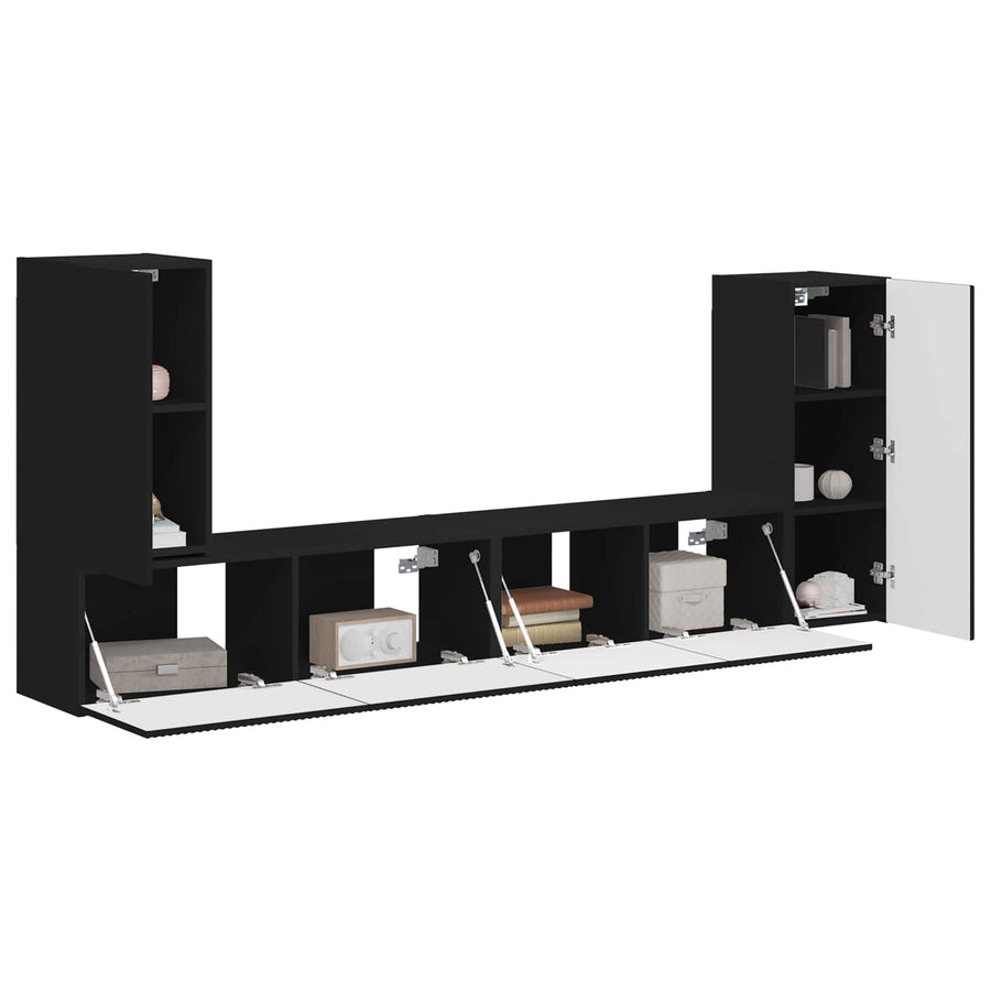 4 Pcs Zwart