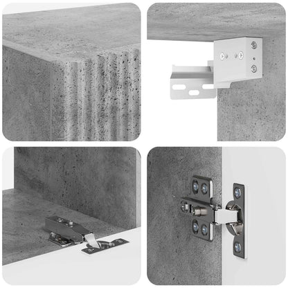 4 Pcs Beton Grijs Betongrijs
