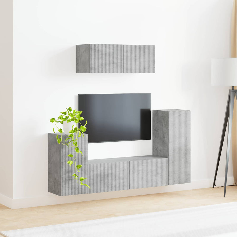 4 Pcs Beton Grijs Betongrijs