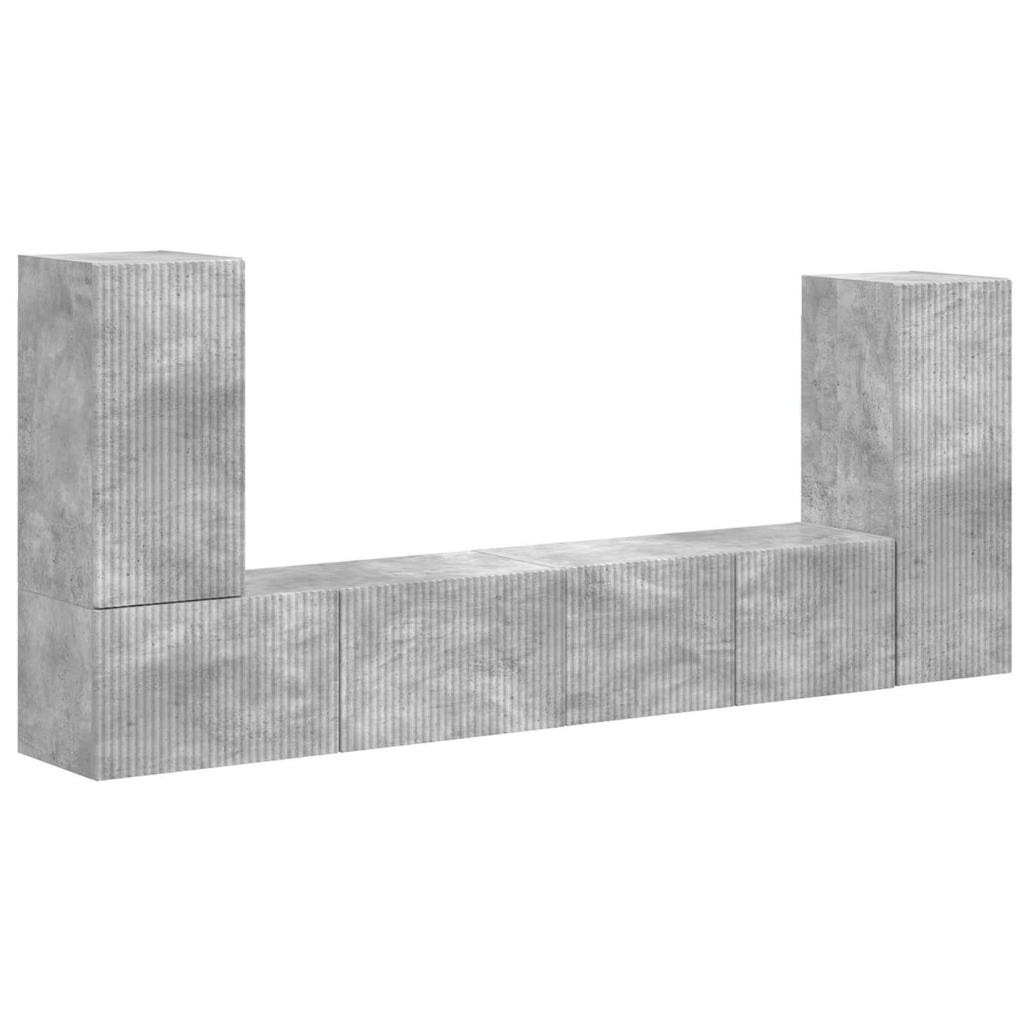 4 Pcs Beton Grijs Betongrijs