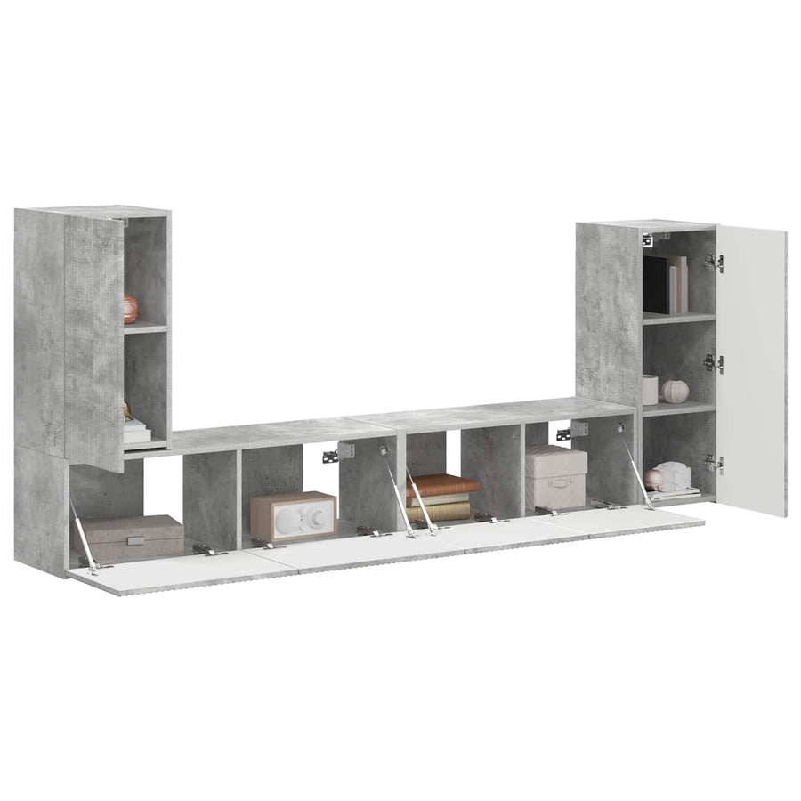 4 Pcs Beton Grijs Betongrijs
