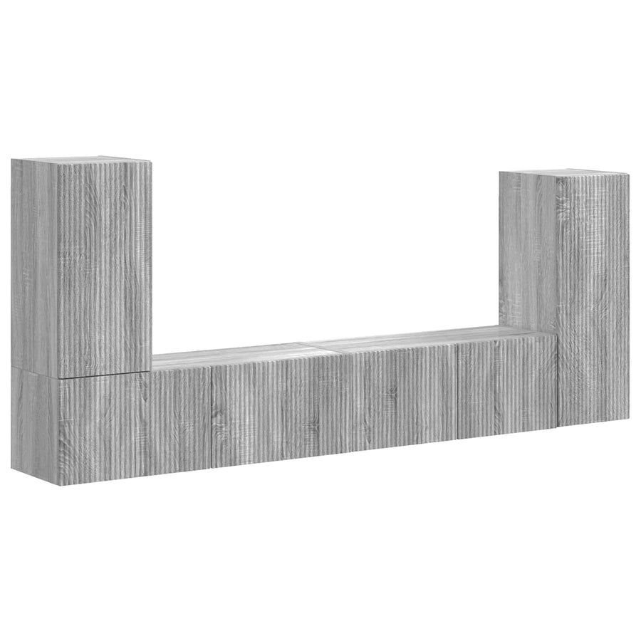 4 Pcs Grijs sonoma
