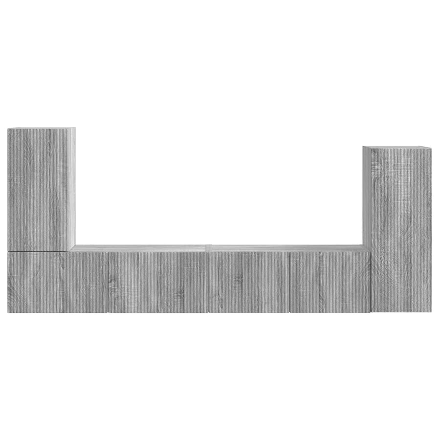 4 Pcs Grijs sonoma