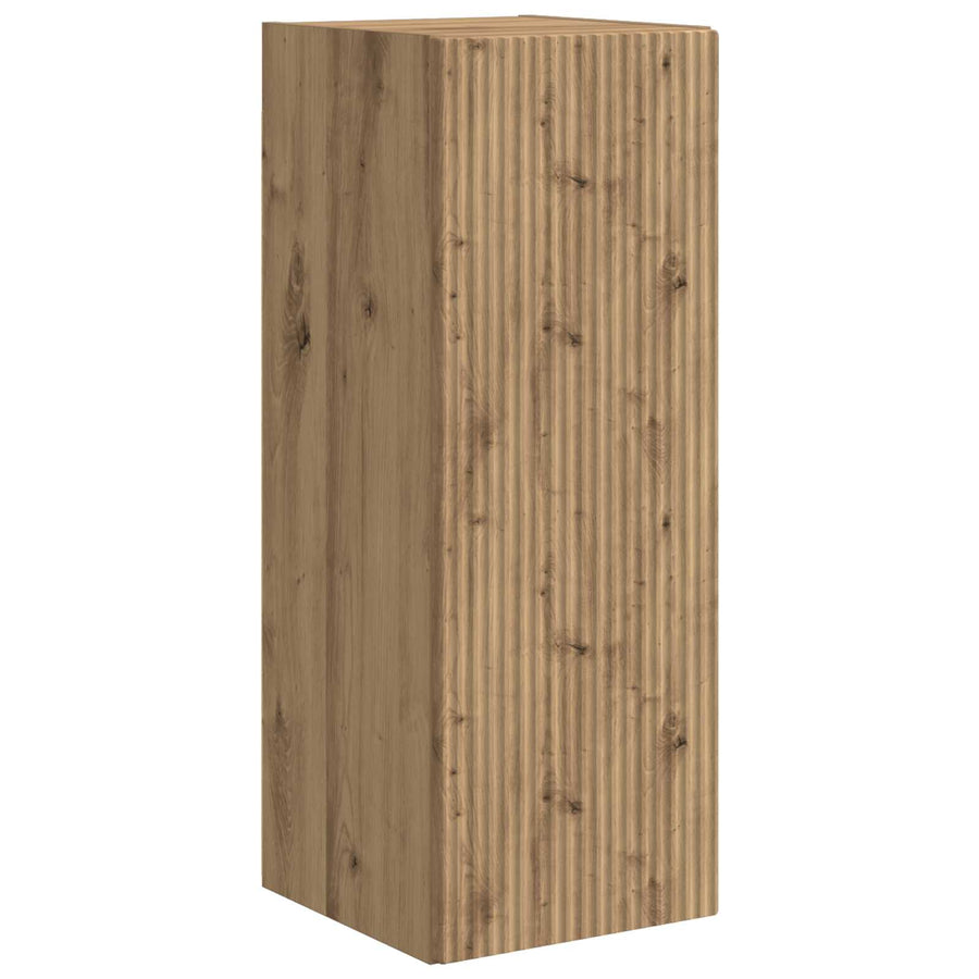 Tv-meubelset 4 pcs Artisan Eiken Bewerkt hout