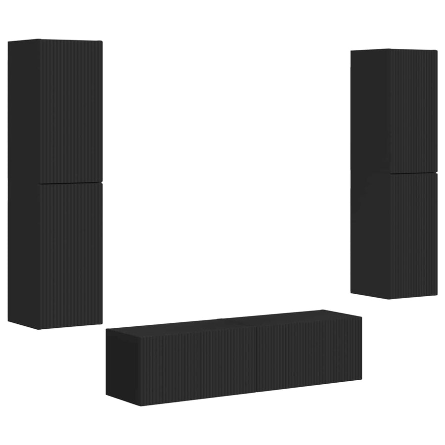 3 Pcs Zwart