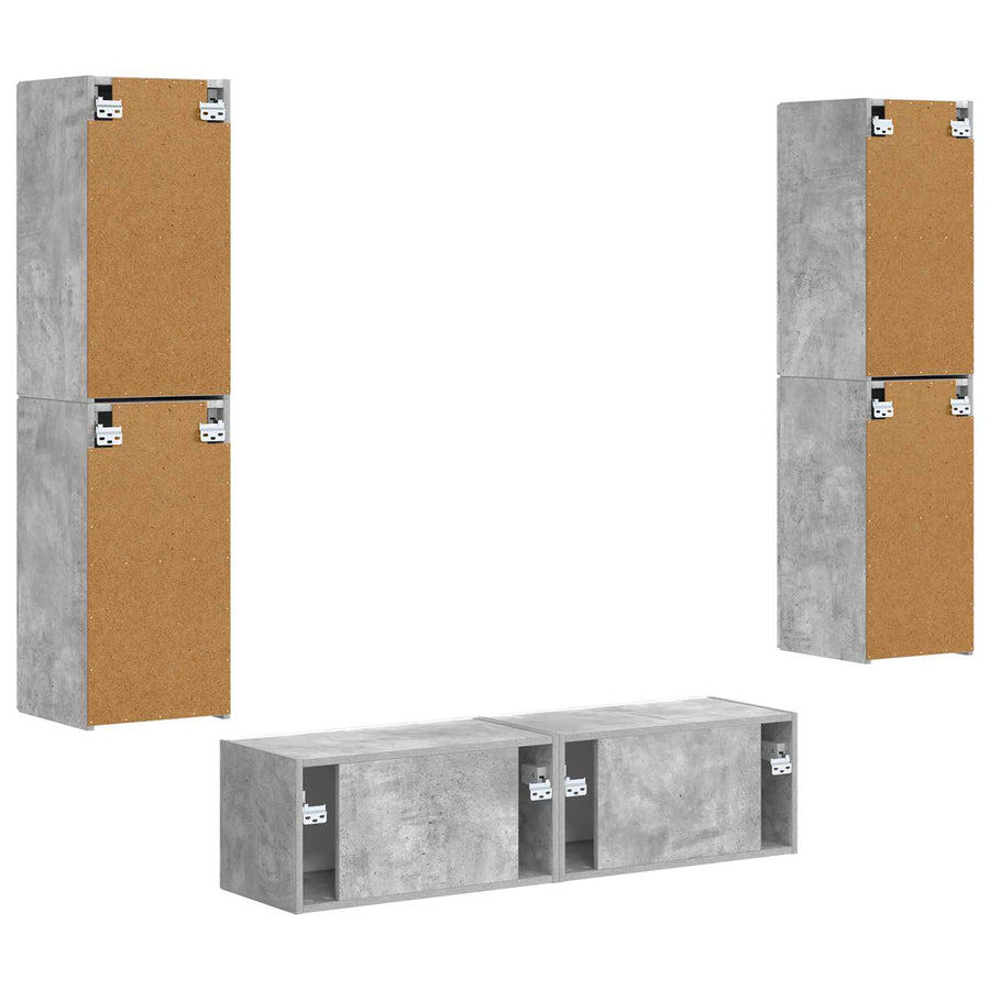 3 Pcs Beton Grijs Betongrijs